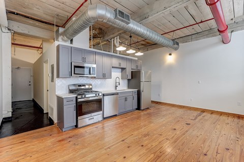 Floor plan for 1 bed, 1 bath, 898 sqft